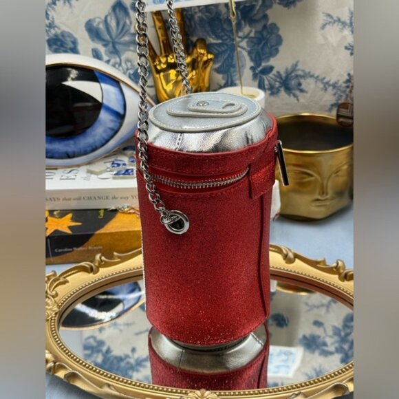 🆕 SKINNY DIP x COCA COLA 🧿 NWT Red Coca Cola Can Cross Body Bag - Picture 5 of 14